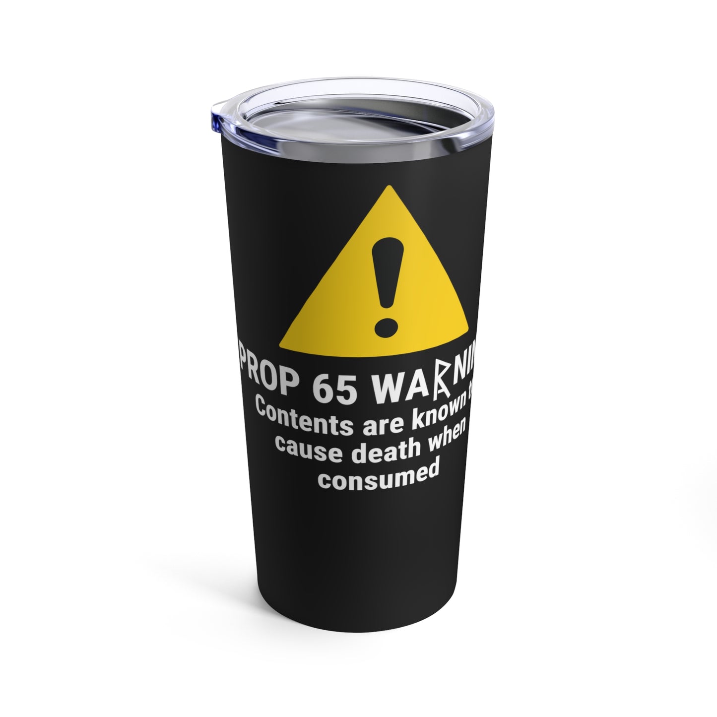 Prop 65 Warning Tumbler