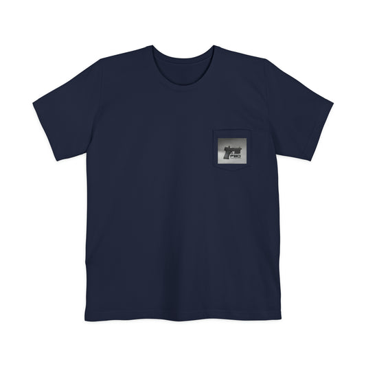 P80 - Snow Unisex Pocket T-shirt