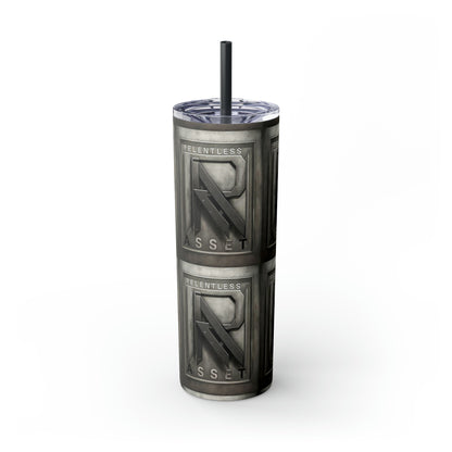 Deco RA - Skinny Tumbler with Straw, 20oz