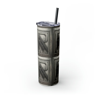 Deco RA - Skinny Tumbler with Straw, 20oz