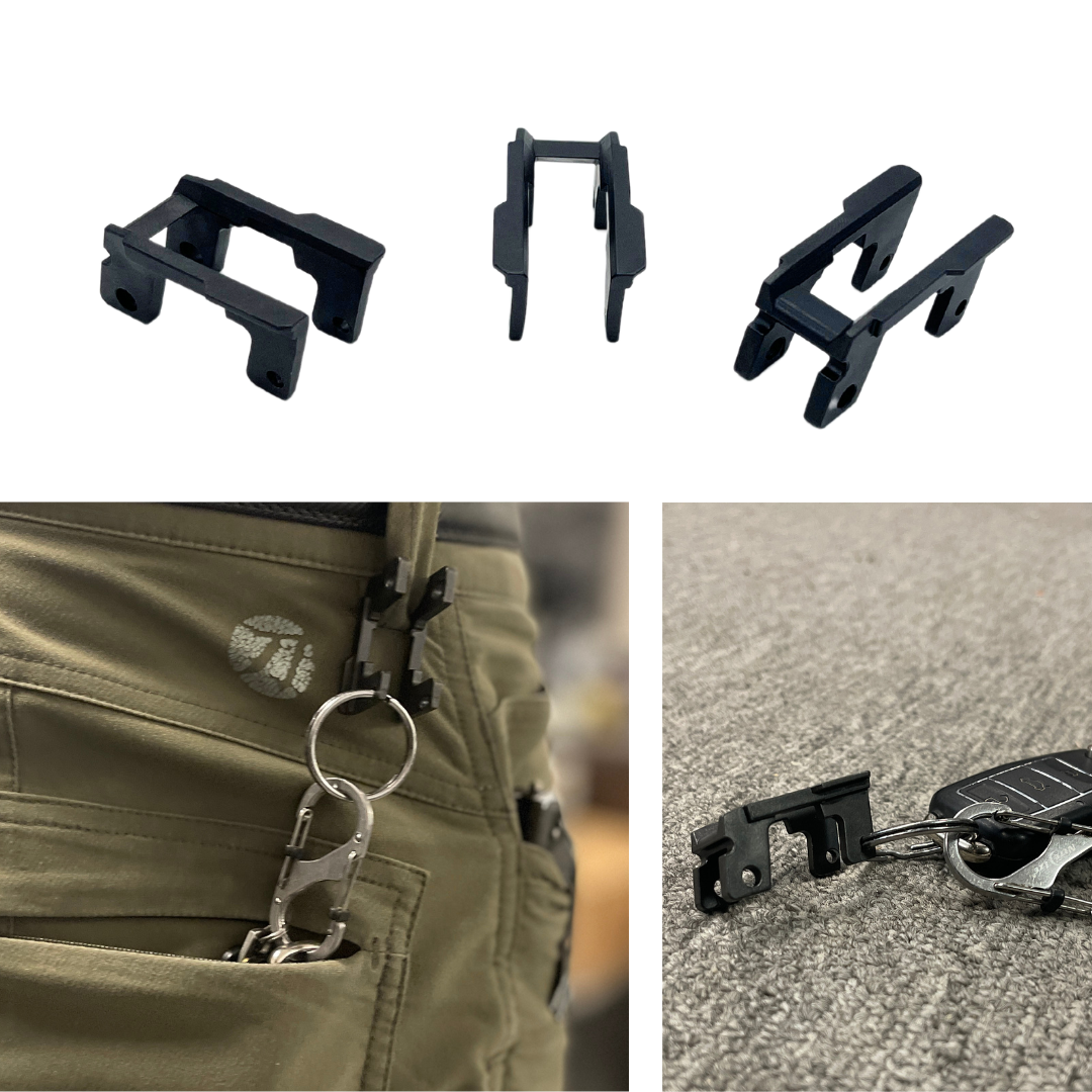 Keychain Pocket Rail - Compact - 3 PACK